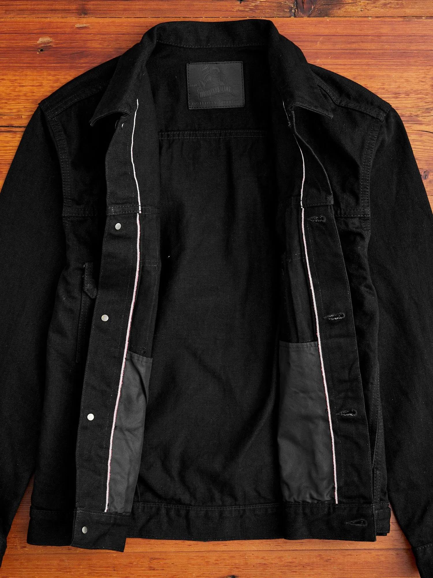 15.7oz Double Black Selvedge Denim Type-2 Jacket