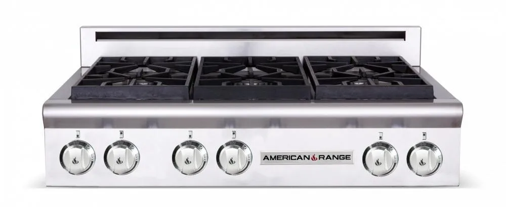 American Range GASOPENBURNERLEGEND36 Legend 36 Inch Performer Rangetop