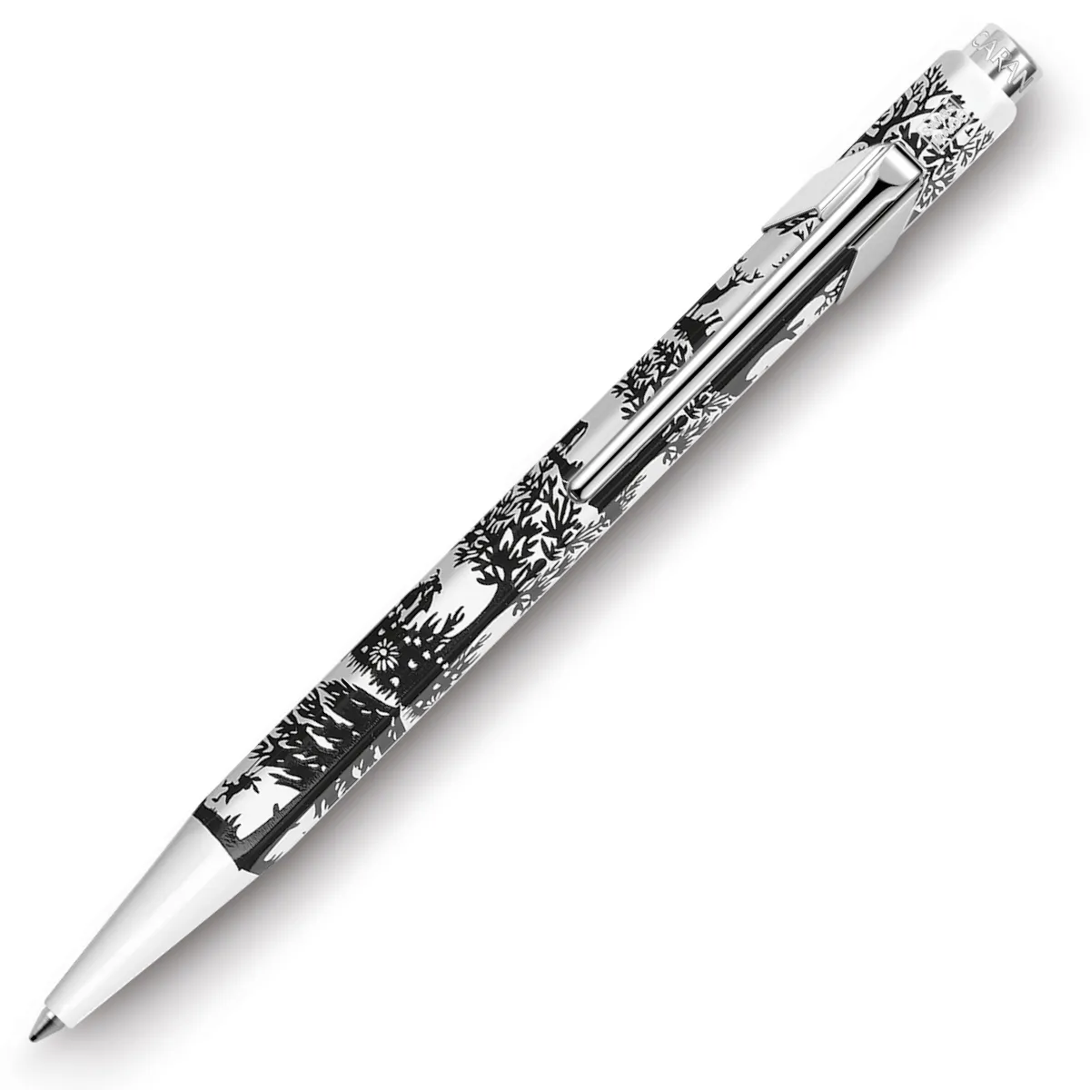 Caran d'Ache 849 Ballpoint Pen - Cut Up Paper