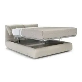 KARTUN QUEEN CHARCOAL FABRIC BED