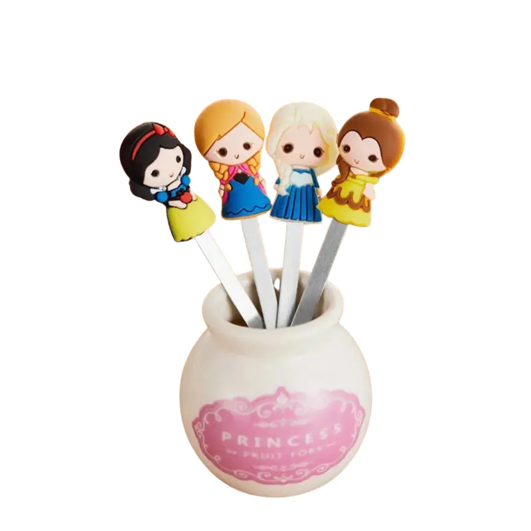 Mini Food Pick Forks - Princess
