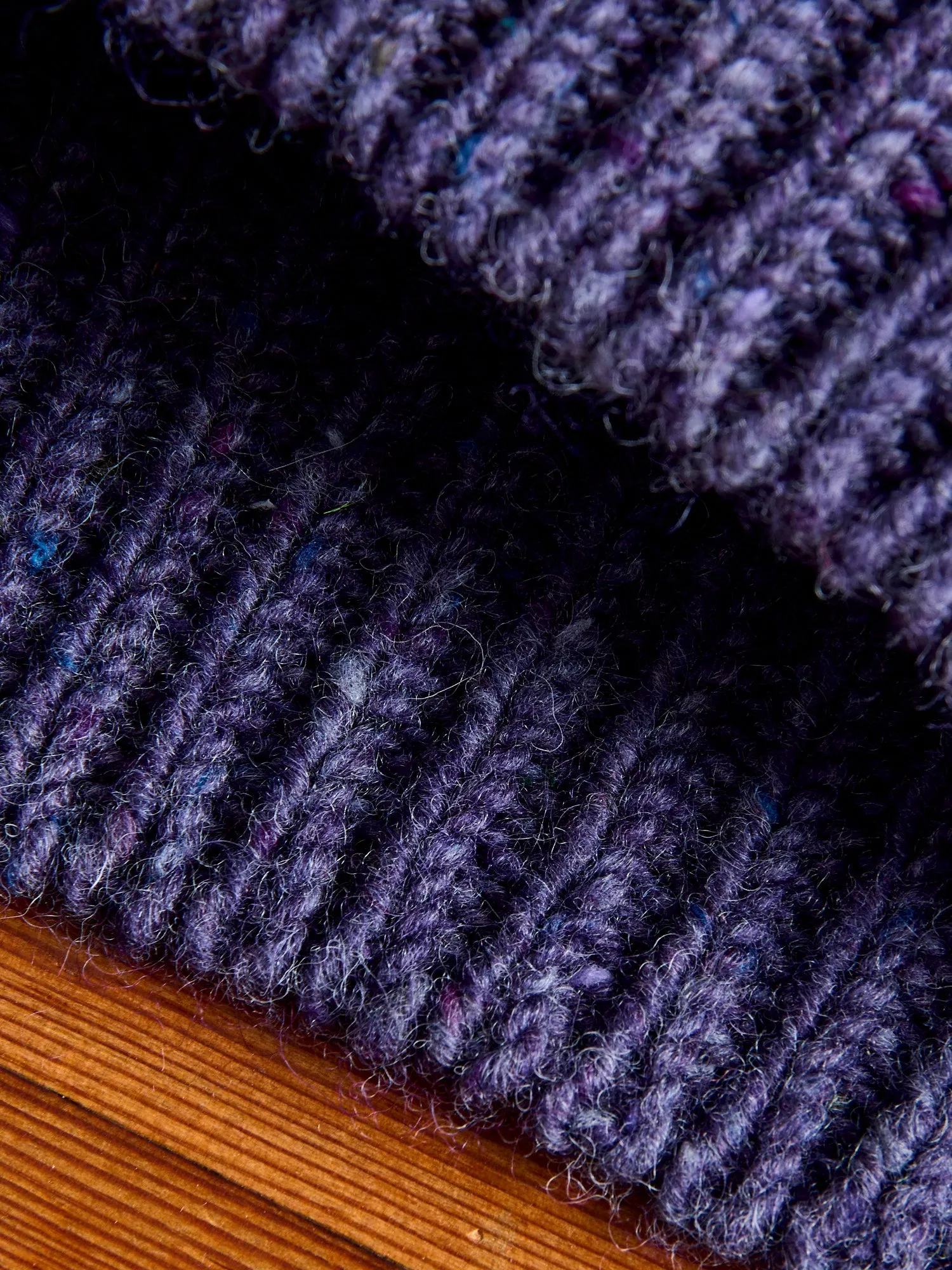 Violet Dreams Wool Knit Sweater - Taste of the Future
