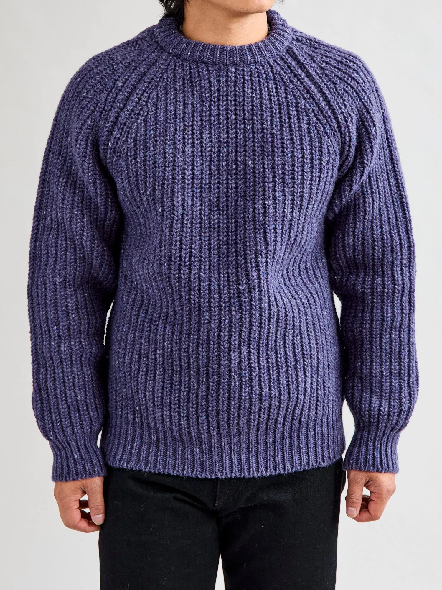 Violet Dreams Wool Knit Sweater - Taste of the Future