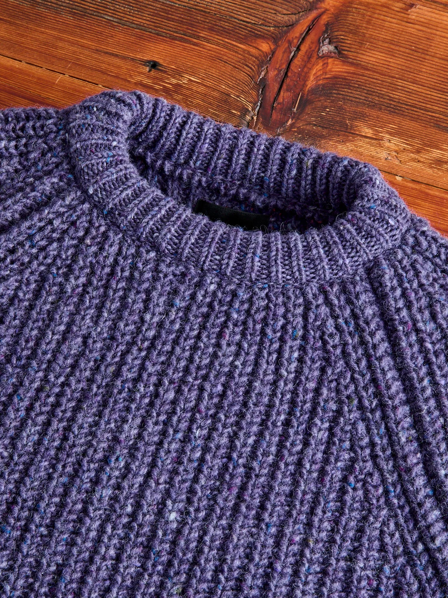 Violet Dreams Wool Knit Sweater - Taste of the Future