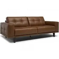 TOLEDO CARAMEL LEATHER SOFA